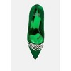 Rhodolia Diamante Brooch Detail Satin Pumps Women - 4 of 4