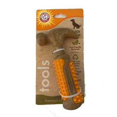 Arm & Hammer Pp+pine Saw Dust Classic Bone Dog Toy - Peanut Butter