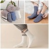 SEVOBAL 6 Pairs Normal Socks Warm Cozy Gifts for Women Fluffy Fuzzy Sock Plush Sleeping Slipper Socks Soft Warm Fabric, Multicolored, 7.8"*6.24"*1.95" - 2 of 4