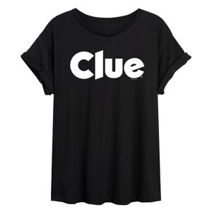 Women's - Clue - Clue Logo Oversized Graphic T-Shirt - 1 of 4