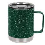 FIFTY/FIFTY 12oz Speckle Mug Forest Green/White