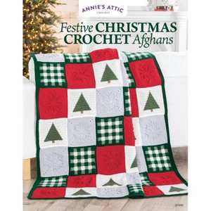 Festive Christmas Crochet Afghans - by  Multiple Contributors (Paperback) - 1 of 1