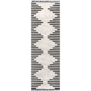 Nuloom Morgan Contemporary Diamond Soft Shag Fringe Indoor Area Rug - 1 of 4