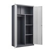 CAVINAS Metal Wardrobe,Closet with Hanging Rod,Compartments,Lockable Closet with Locks,Keys,Wardrobe Closet for Bedroom,Living Room,Laundry Room - 2 of 4