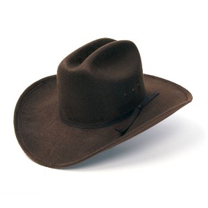 Western Express Felt Western Cattleman Hat with Matching Hat Band - 1 of 4