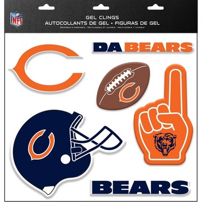 NFL Chicago Bears Gel Window Clings