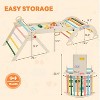 NAYSAYE Triangle Set, 9-in-1 Foldable Wooden Triangle Climbing Toys Set for Kids, Indoor Playground Gym, Montessori Climbing Set for Toddler - 3 of 4