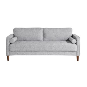 Lifestyle Solutions Giovanni Sofa Woven Light Gray - 1 of 4