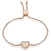 Rose Gold Tone Bracelet for Women, Logo Accent Fashion Jewelry with Luxe Finish - 2 of 4