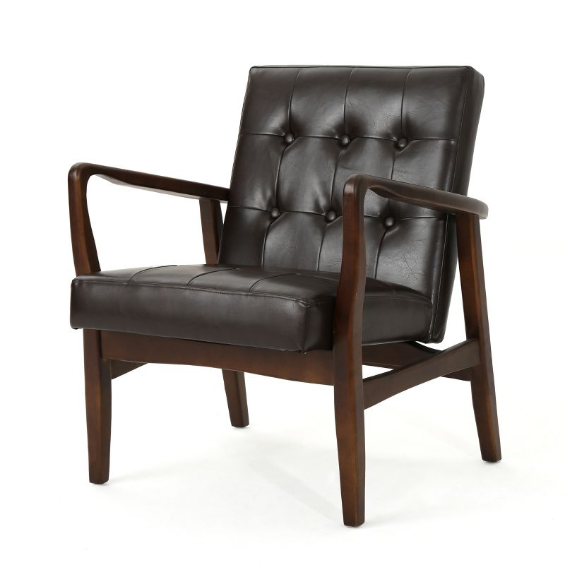 Callahan Mid Century Club Chair - Christopher Knight Home, 1 of 8