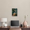 Art Remedy Entrance with Fountain Impresionism Landscape Wall Art Framed - 2 of 4
