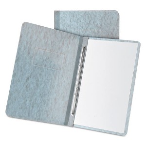 Oxford Heavyweight PressGuard and Pressboard Report Cover - 2-Prong Metal Fastener - 8.5" x 11" - Gray - 1 of 1