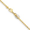 Chisel Gold-tone Brass 2.00mm Plated 24" Ball Chain Necklace - 4 of 4