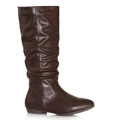 Cloudwalkers | Women's Wide Fit Everly Tall Boot - Brown , 12w : Target