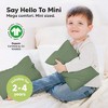KeaBabies Mini Toddler Pillow with Pillowcase, 9x13 Small Pillow for Toddler, Soft Kids Pillow for Sleeping, Travel, Age 2-4 - 3 of 4