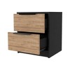 NicBex 2 Drawers Dresser for Bedroom,Chest of Drawers with Black Metal Handle Design,Freestanding Dresser,Storage Dressers for Bedroom - 4 of 4