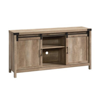 Bridge Acre Rustic Farmhouse Credenza TV Stand for TVs up to 58" Lintel Oak - Sauder