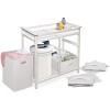 Badger Basket Modern Baby Changing Table with Hamper and 3 Baskets - 4 of 4