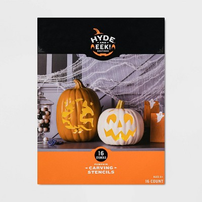 16pk Pumpkin Patterns Halloween Seasonal Decorating Kit - Hyde & EEK! Boutique™