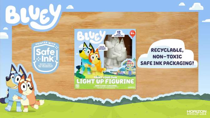 Bluey Paint Your Own Light Up Figurine, 2 of 7, play video