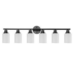 DAKAFUL Modern Bathroom Vanity Light, 4/5/6//8/10-Light Vanity Fixtures with Clear Glass Shade, Reversible Wall Sconces Over Mirror,for Bedroom - 1 of 4