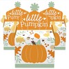 Big Dot of Happiness Little Pumpkin - Treat Box Party Favors - Fall Birthday Party or Baby Shower Goodie Gable Boxes - Set of 12 - 2 of 4