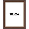 PosterPalooza | Traditional Brown Picture Frame - UV Acrylic, Foam Board Backing, Hanging Hardware - 2 of 4