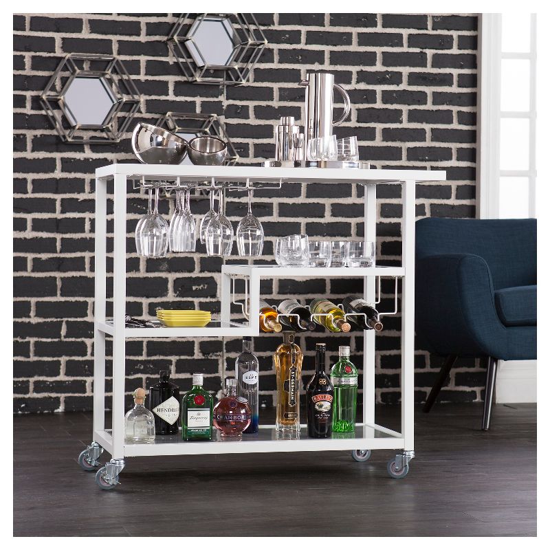 Zephs Bar Cart with Smoked Mirror - Holly & Martin, 3 of 9