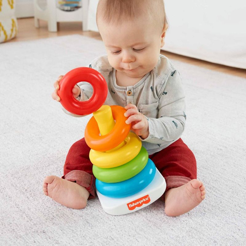 Fisher-Price Rock-a-Stack Sleeve Infant Stacking Toy, 2 of 13