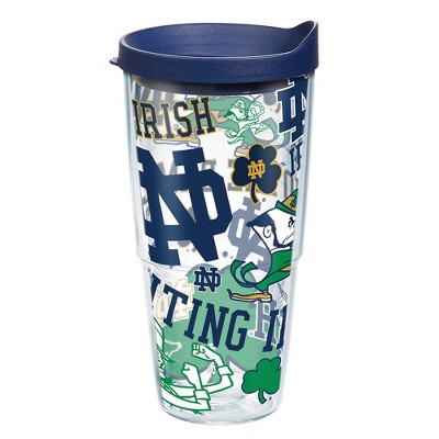 NCAA Notre Dame Fighting Irish All Over Classic Tumbler with Lid - 24oz