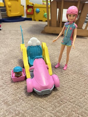 Barbie Stacie Racer Doll With Go-kart Toy Car, Dog, Accessories ...