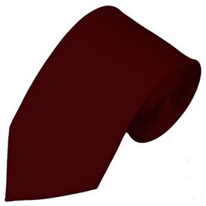 Men's Solid Color Slim 2.75 Inch Wide And 58 Inch Long Neckties - 1 of 4