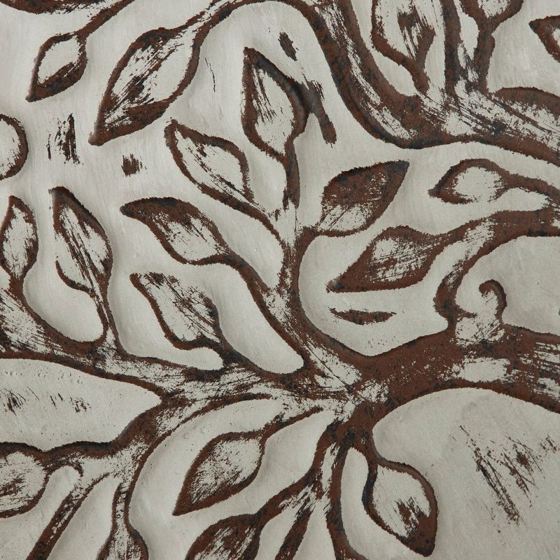 Wooden Tree Embossed Wall Decor Brown - Olivia &#38; May, 5 of 7