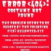 Women's Design By Humans Halloween Error 404 Costume Not Found Apparel, Funny Geeky By khaledned99 Racerback Tank Top - 2 of 3