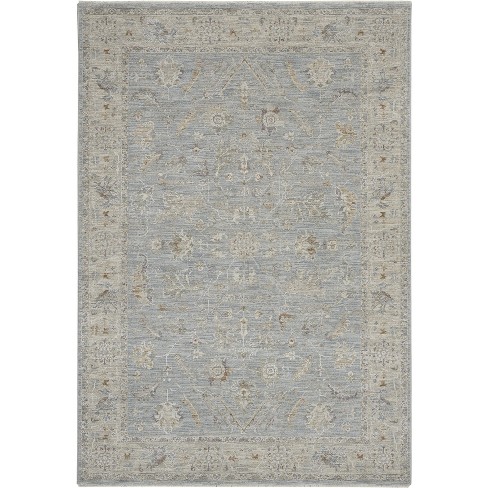 Nourison Asher Asr05 Indoor Only Area Rug - Blue 5'3