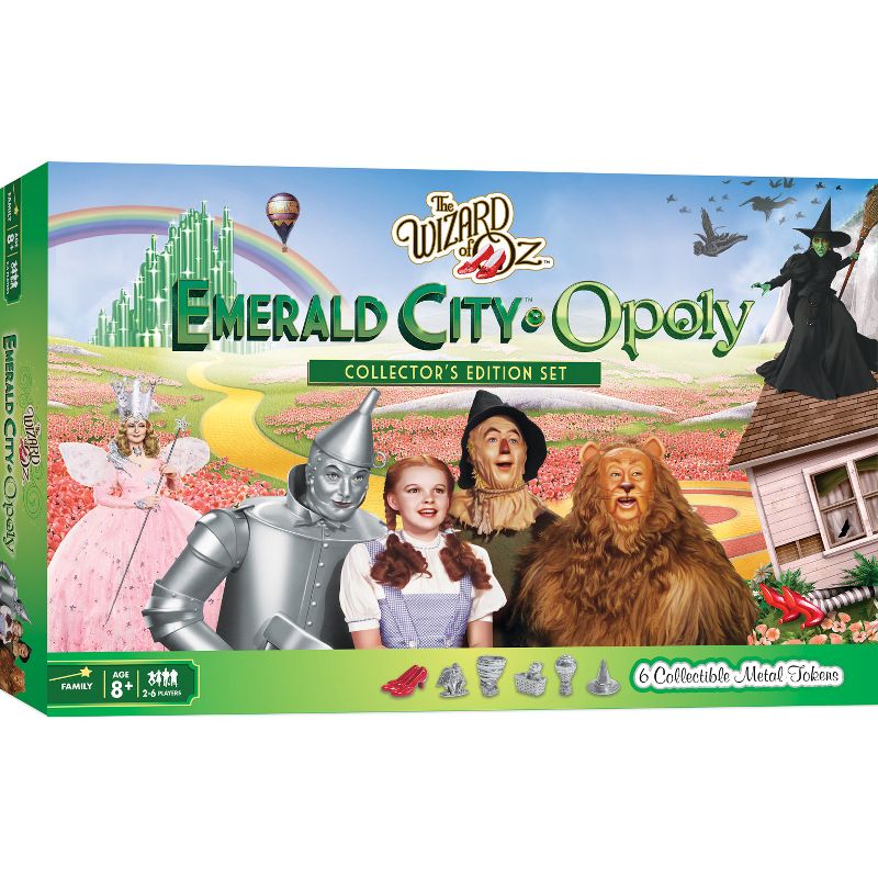 MasterPieces Opoly Family Board Games - The Wizard of Oz Emerald City Opoly, 2 of 7