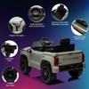 Electric Car for Kids, Licensed Toyota Tundra 12V Electric Truck, Off-Road Kids Pickup Car w/Remote - 2 of 4