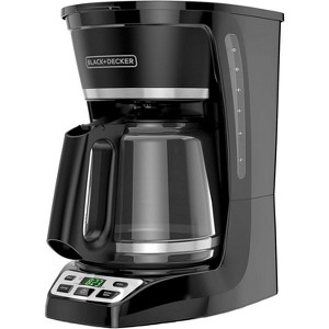 BLACK+DECKER 12-Cup Programmable Coffeemaker, Black, CM1070B-2 - 1 of 4