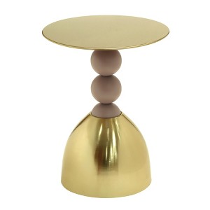 TOV Furniture Daleyza Gold Side Table - 1 of 4
