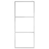 VidaXL Walk-in Shower Wall with Half Frosted ESG Glass 35.4 in.x76.8 in. - 3 of 4