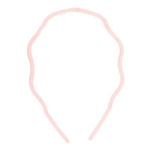 Unique Bargains Women's Classic Fashion Frosted Wavy Hairband 5.51"x4.53" 1 Pc - 1 of 4