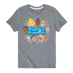 Boys' - Nickelodeon - Bubble Guppies Character Group Short Sleeve Graphic T-Shirt - 1 of 4