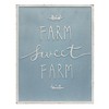 Metal Farm Life Sentiment Sign (Set of 2) – 18"H Blue & White Rustic Farmhouse Wall Decor by Melrose - 2 of 3