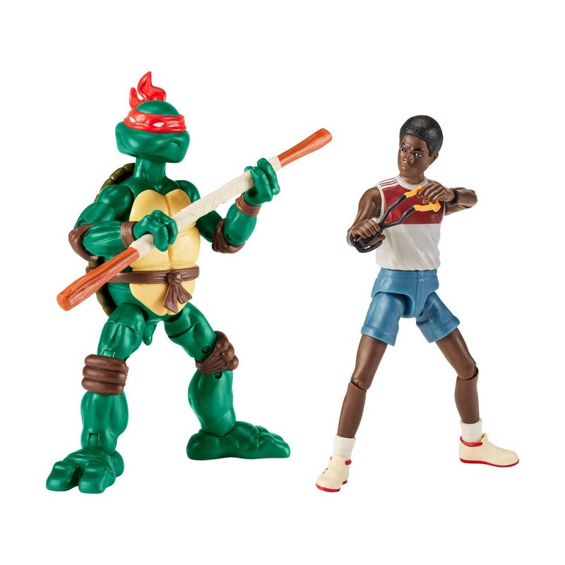 Stranger Things Teenage Mutant Ninja Turtles Crossover Action Figure 2pk - Donnie &#38; Lucas (Target Exclusive), 2 of 9