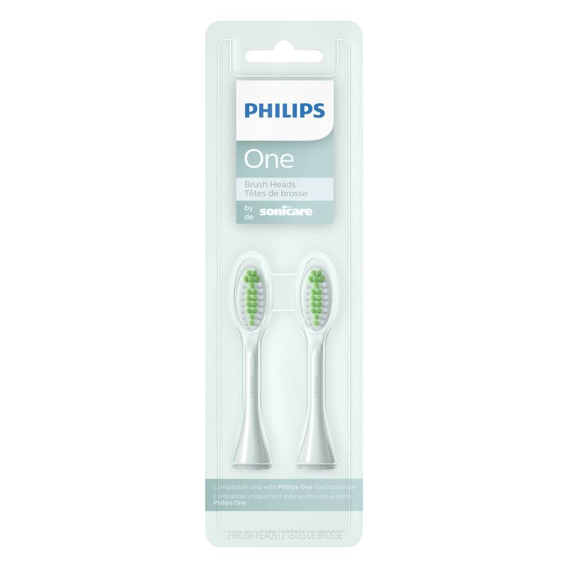 Philips One by Sonicare Replacement Electric Toothbrush Head - 2pk, 1 of 6