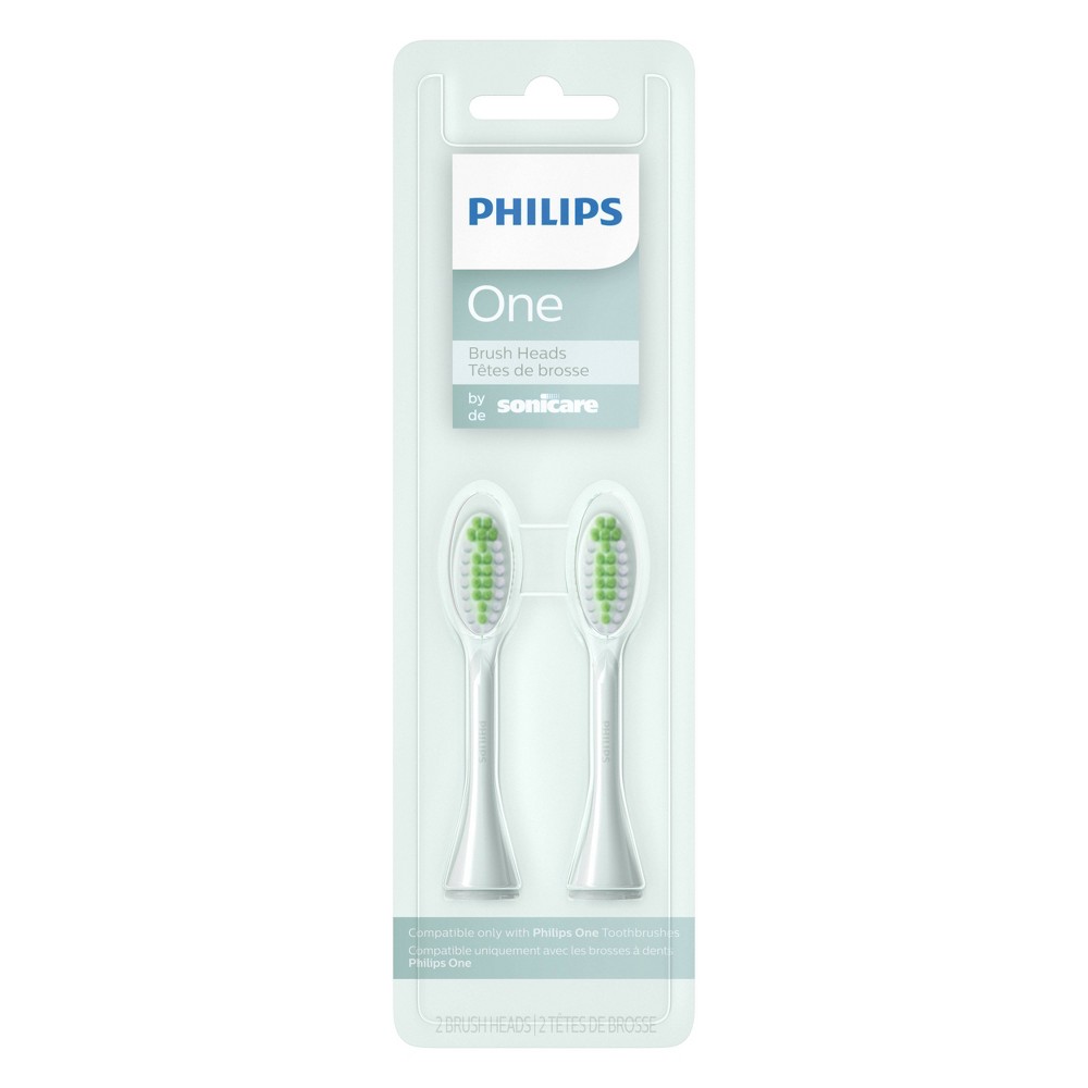 Philips One by Sonicare Replacement Electric Toothbrush Head - BH1022/03 - Mint - 2pk