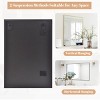 HOMLUX Rectangle Full Length Bathroom Mirror Decorative Wall Mirror,Black/Gold - image 4 of 4