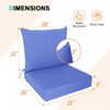 EAGLE PEAK Outdoor Deep Seat Patio Seat Cushion Set - 3 of 4