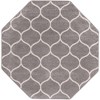 Unique Loom Trellis Frieze Rounded Trellis Indoor Woven Area Rug - 2 of 4