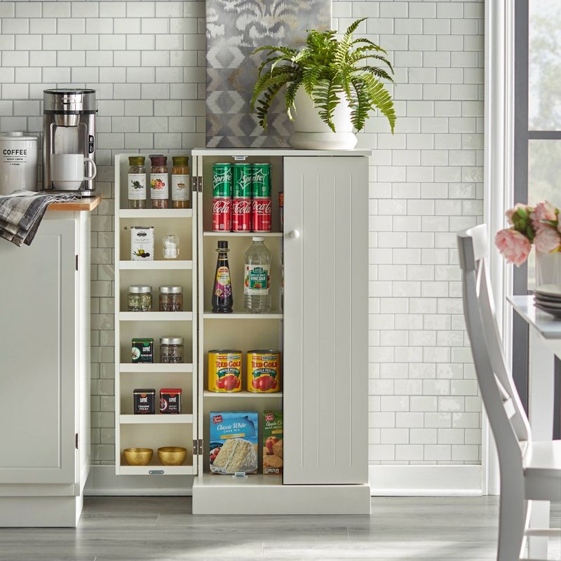 Utility Pantry Storage Cabinet White - Buylateral, 4 of 7